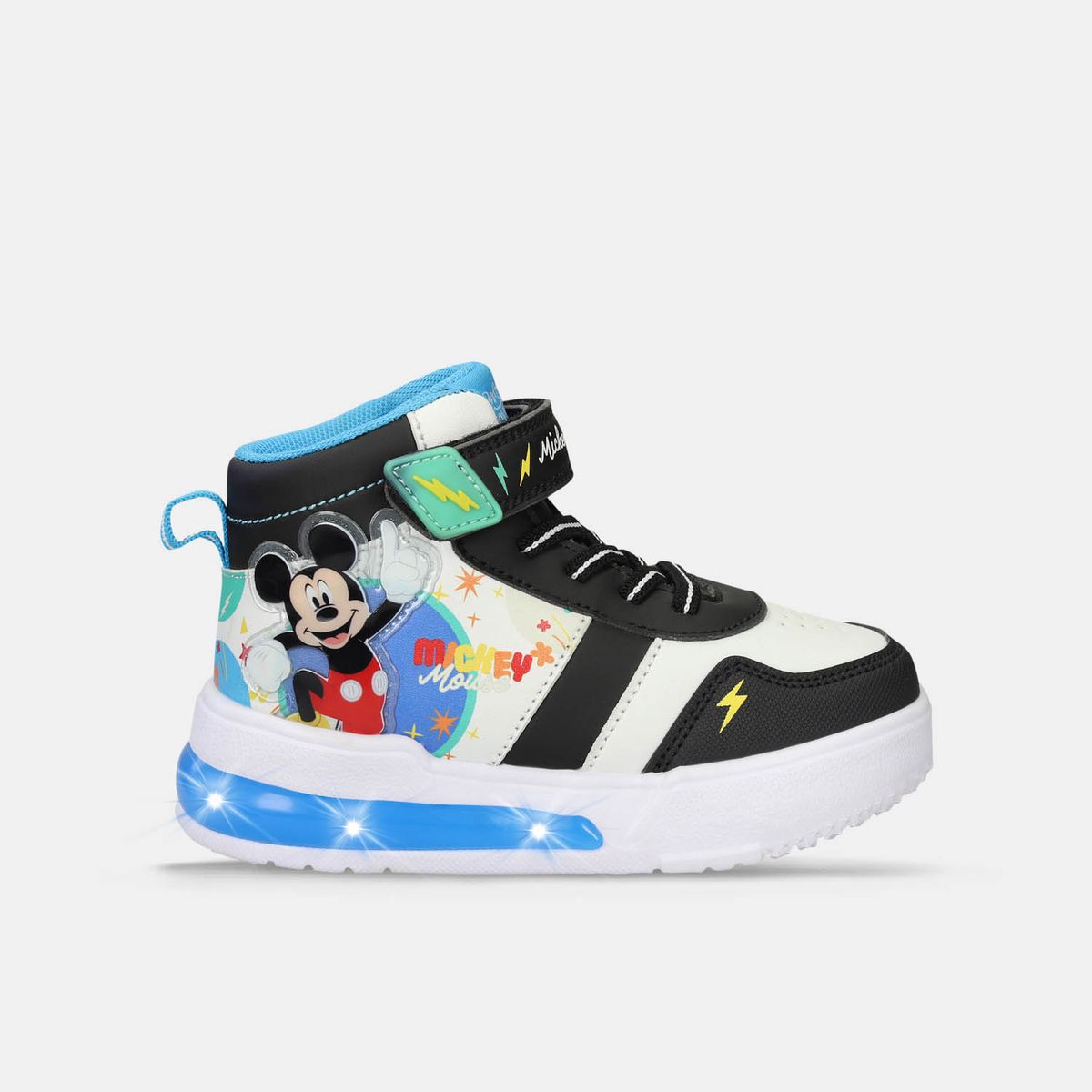 Botas Infantil Con Luces Para Niño Bubblegummers/Disney Multicolor Nicolas L 1Mickey
