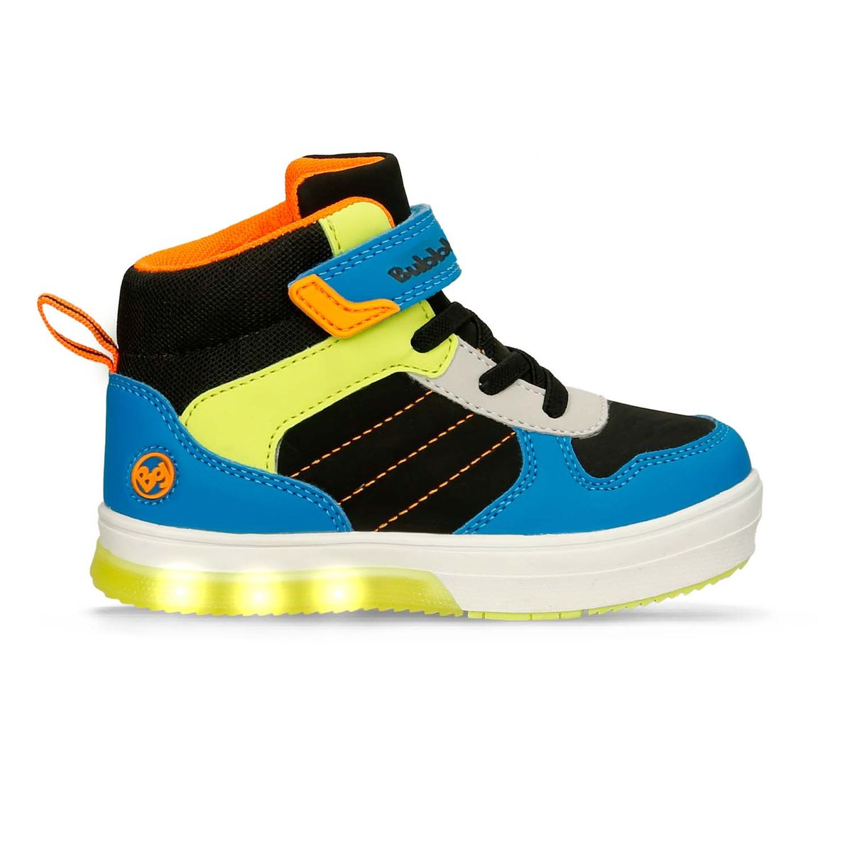 Botas Con Luces Infantil Para Niño Bubblegummers Azul Suso