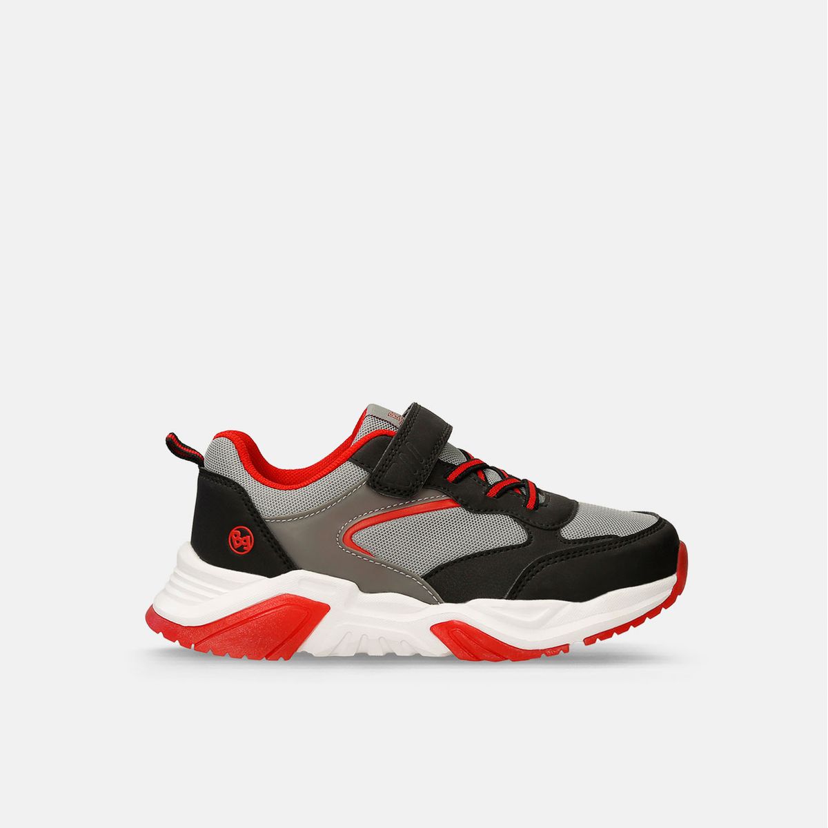 Tenis Para Niño Bubblegummers Gris-Negro Silvio