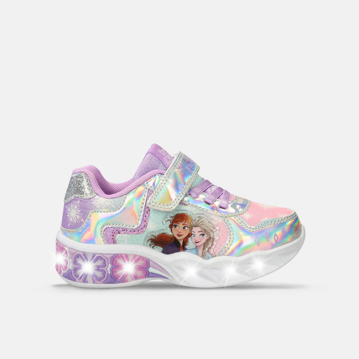 Tenis Con Luces Para Niña Bubblegummers Multicolor Nucita L 8Frozen