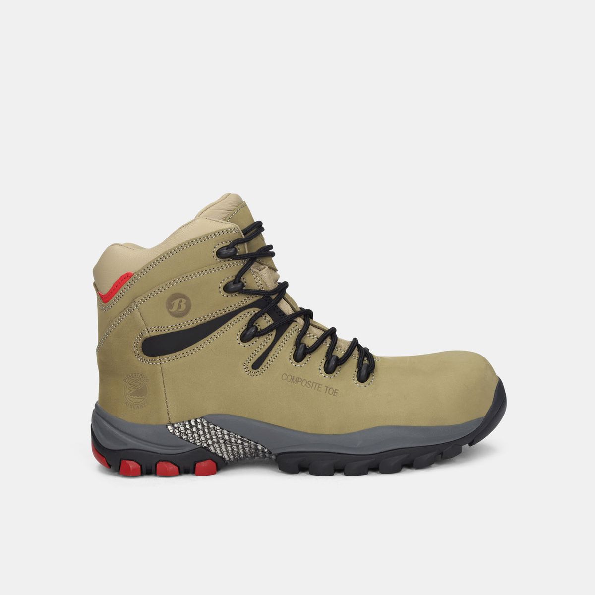 Botas Cafe Bata Industrials Access Kevlar  + Seguridad - Antiperforante